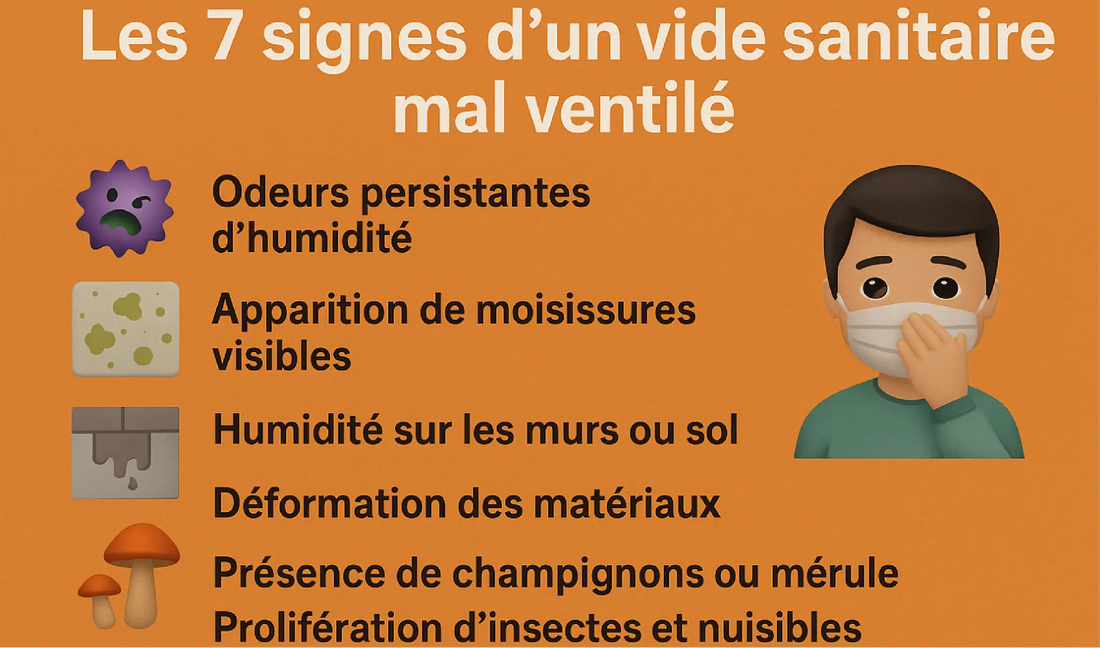 7 Signes d'Alerte que Votre Vide Sanitaire est Mal Ventilé