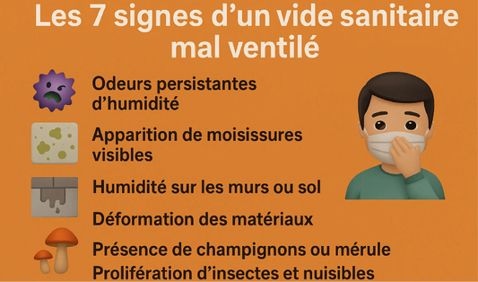 7 Signes d'Alerte que Votre Vide Sanitaire est Mal Ventilé