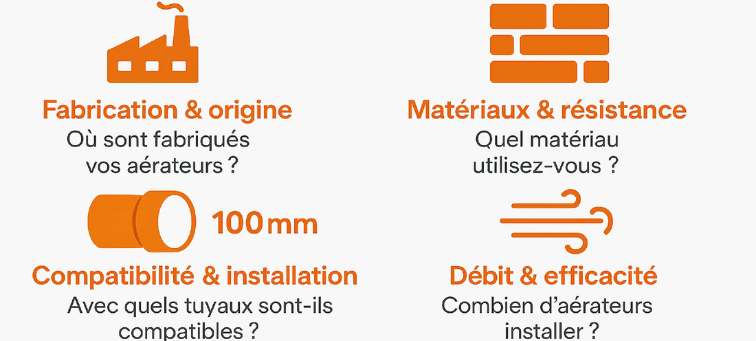 Vos questions fréquentes sur les aérateurs de vide sanitaire