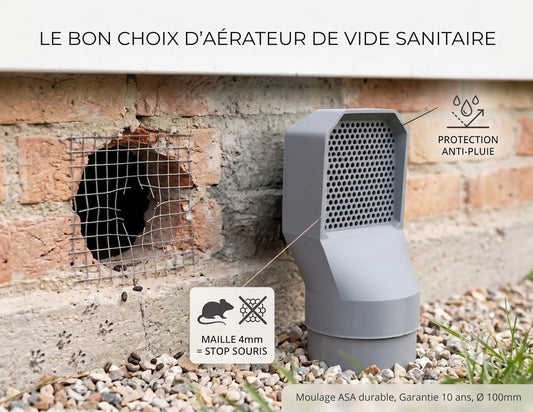 Protégez votre vide sanitaire des nuisibles