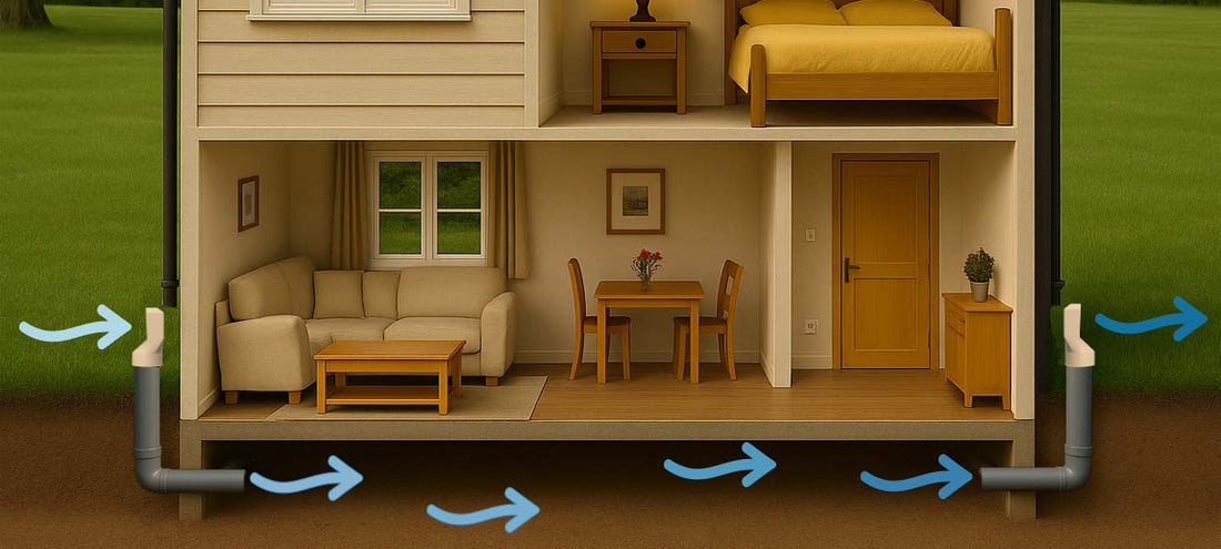 Principe de fonctionnement des aérateurs de vide sanitaire