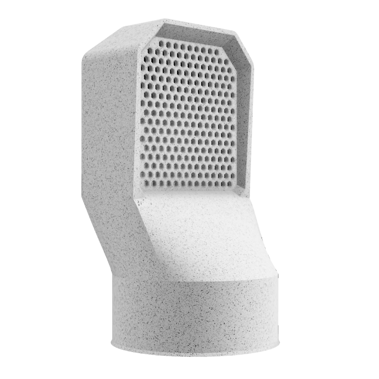 Grille d'aération effet marbre pour vide sanitaire Ø 100 mm