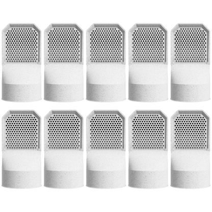Lot de 10 aérateurs de vide sanitaire Ø100 mm coloris Marbre - 3DMatch