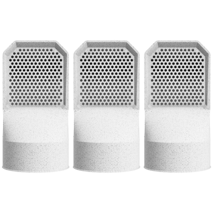 Lot de 3 grilles d'aération effet marbre pour vide sanitaire Ø 100 mm